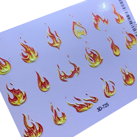 

Набор Anna Tkacheva 3D-слайдер №725 Пламя. Огонь, 2 шт.