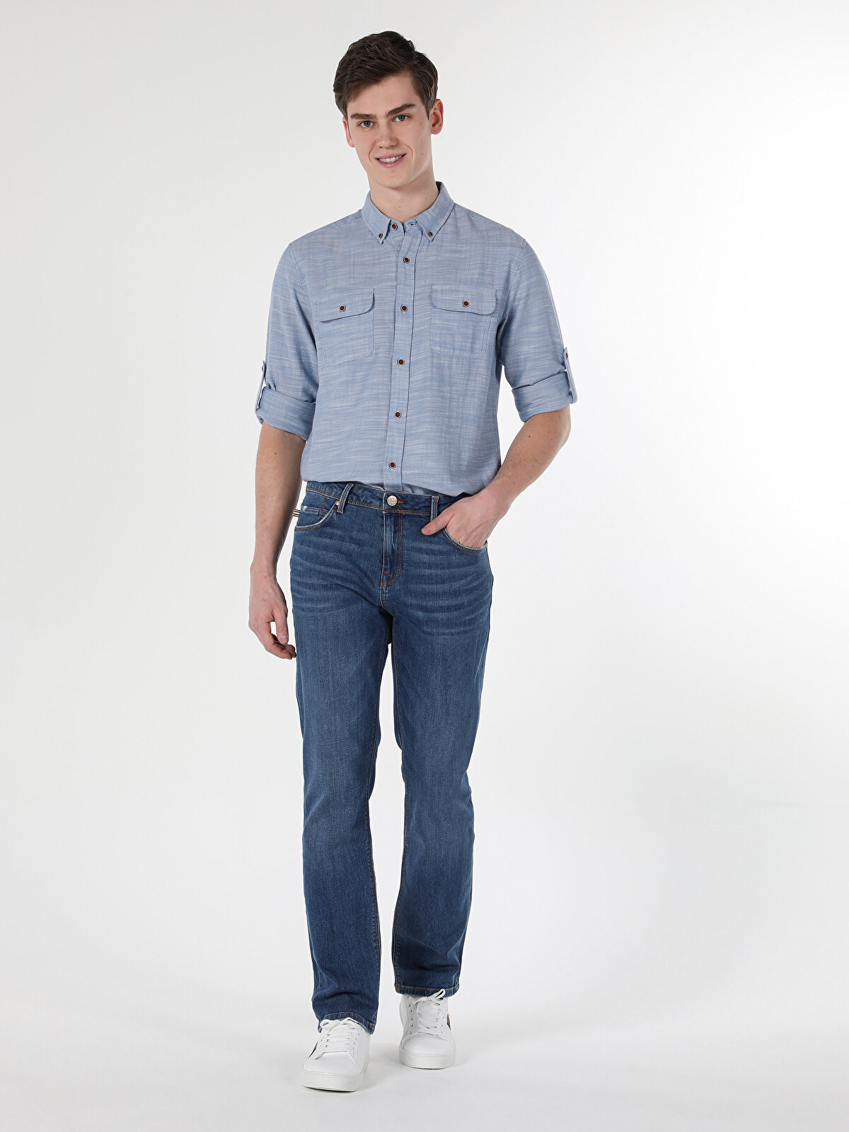 

Джинсы мужские Colin's CL1057862_Q1.V1_DN41826 голубые 31-34, Голубой, CL1057862_Q1.V1_DN41826