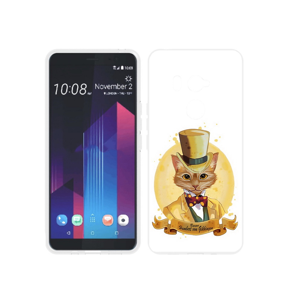 

Чехол MyPads Tocco для HTC U11 EYEs кот юрист, Прозрачный, Tocco