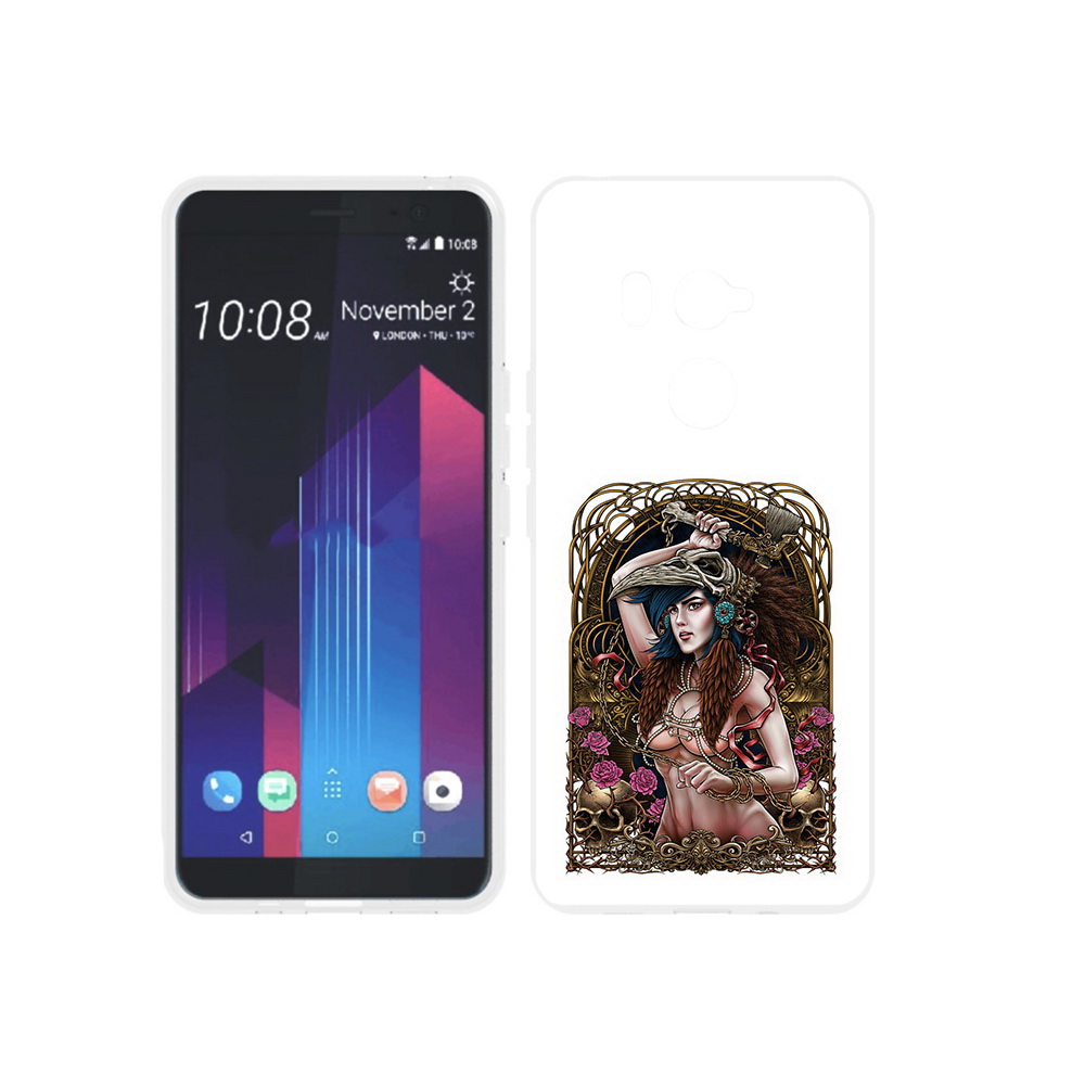 

Чехол MyPads Tocco для HTC U11 EYEs красивая девушка рисунок, Прозрачный, Tocco