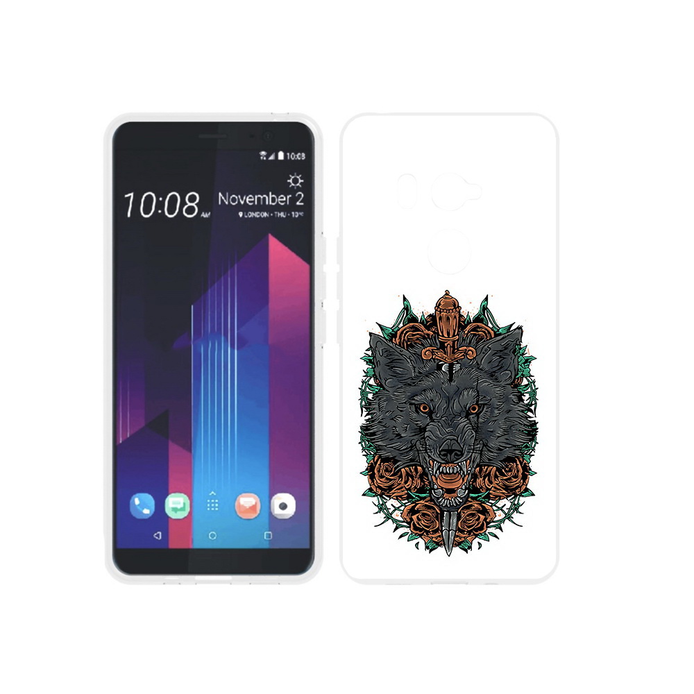 

Чехол MyPads Tocco для HTC U11 EYEs красивый злой волк, Прозрачный, Tocco