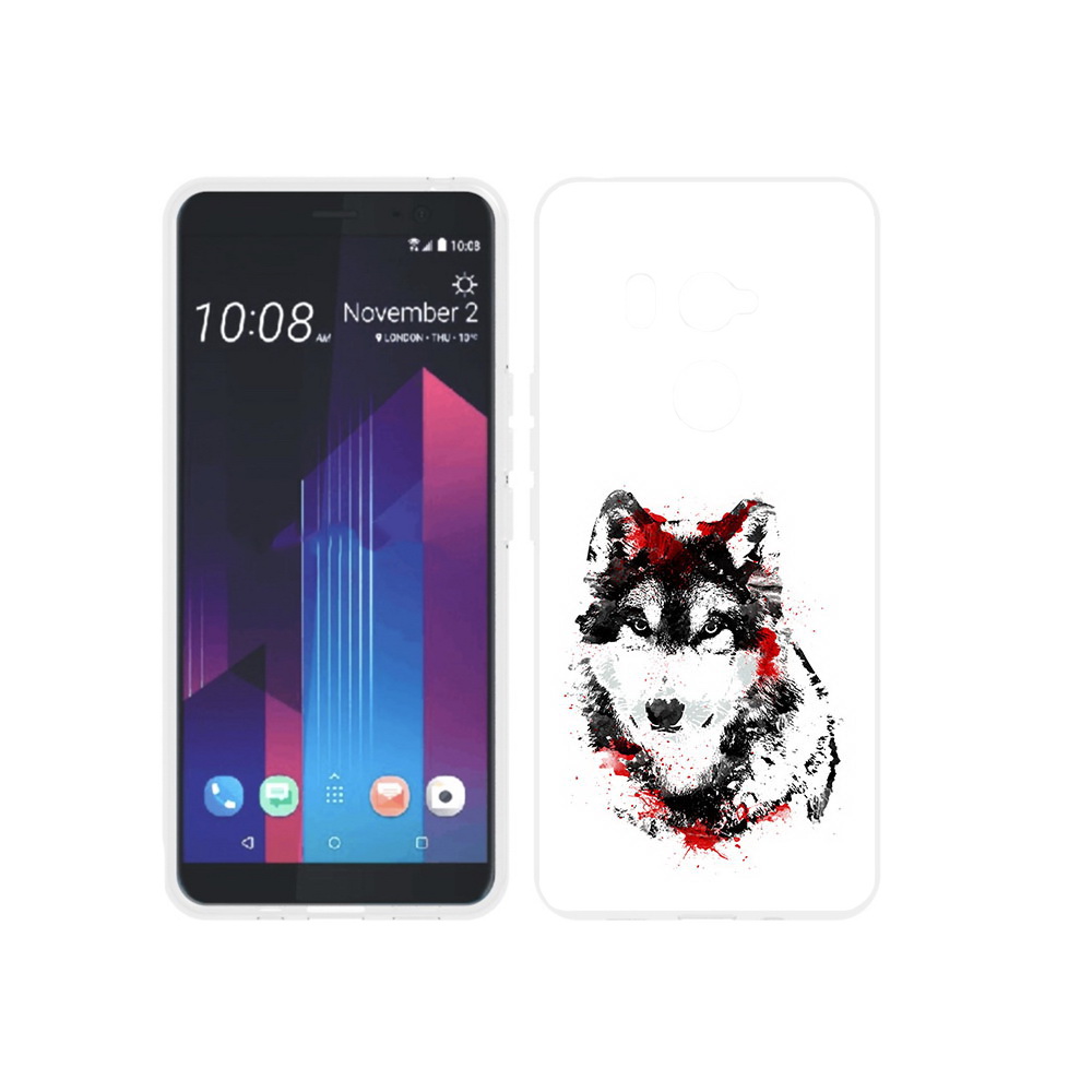 

Чехол MyPads Tocco для HTC U11 EYEs кровавый волк, Прозрачный, Tocco