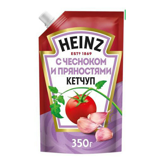 Кетчуп Heinz с чесноком и пряностями 350 г