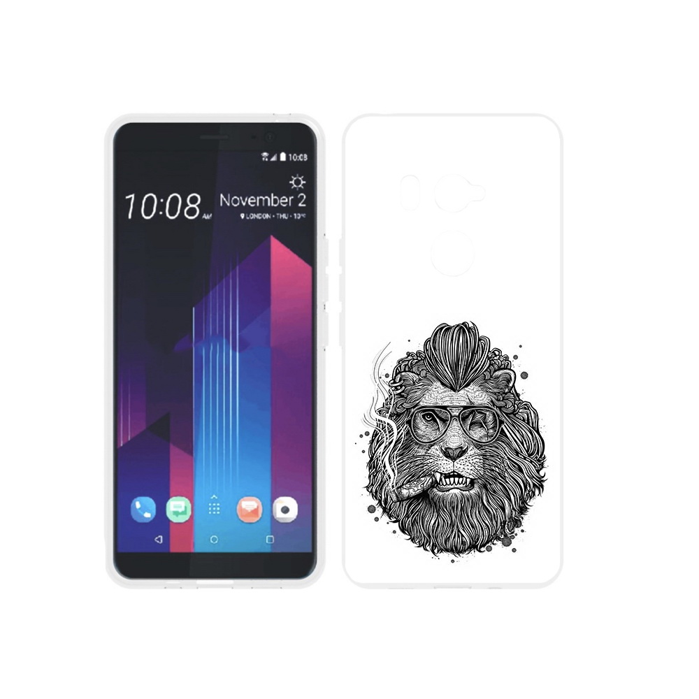 

Чехол MyPads Tocco для HTC U11 EYEs курящий лев, Прозрачный, Tocco