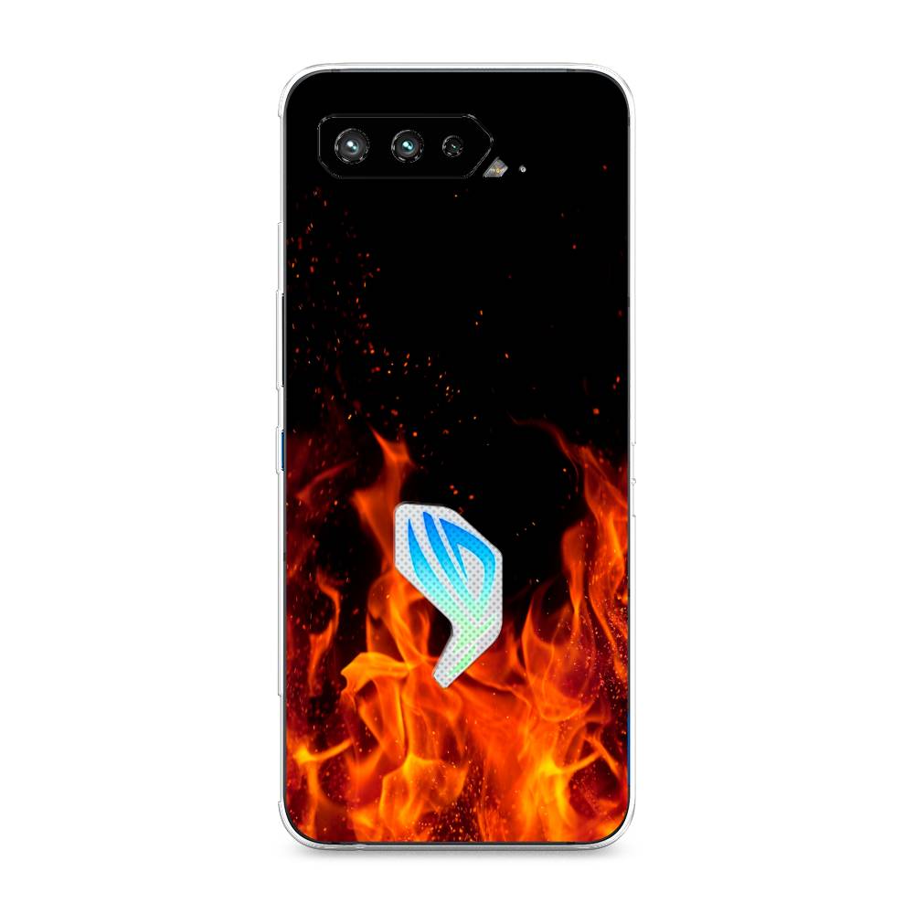 фото Чехол awog "все в огне" для asus rog phone 5s
