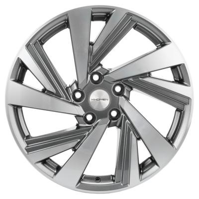 

Колесный диск Khomen Wheels KHW1801 (G) 7.5xR18 ET50 5*114.3 D67.1, Серый