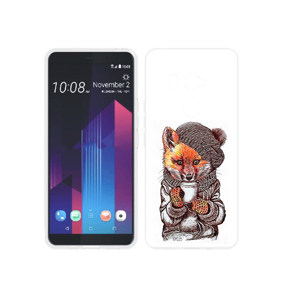 

Чехол MyPads Tocco для HTC U11 EYEs лиса в шапке, Tocco