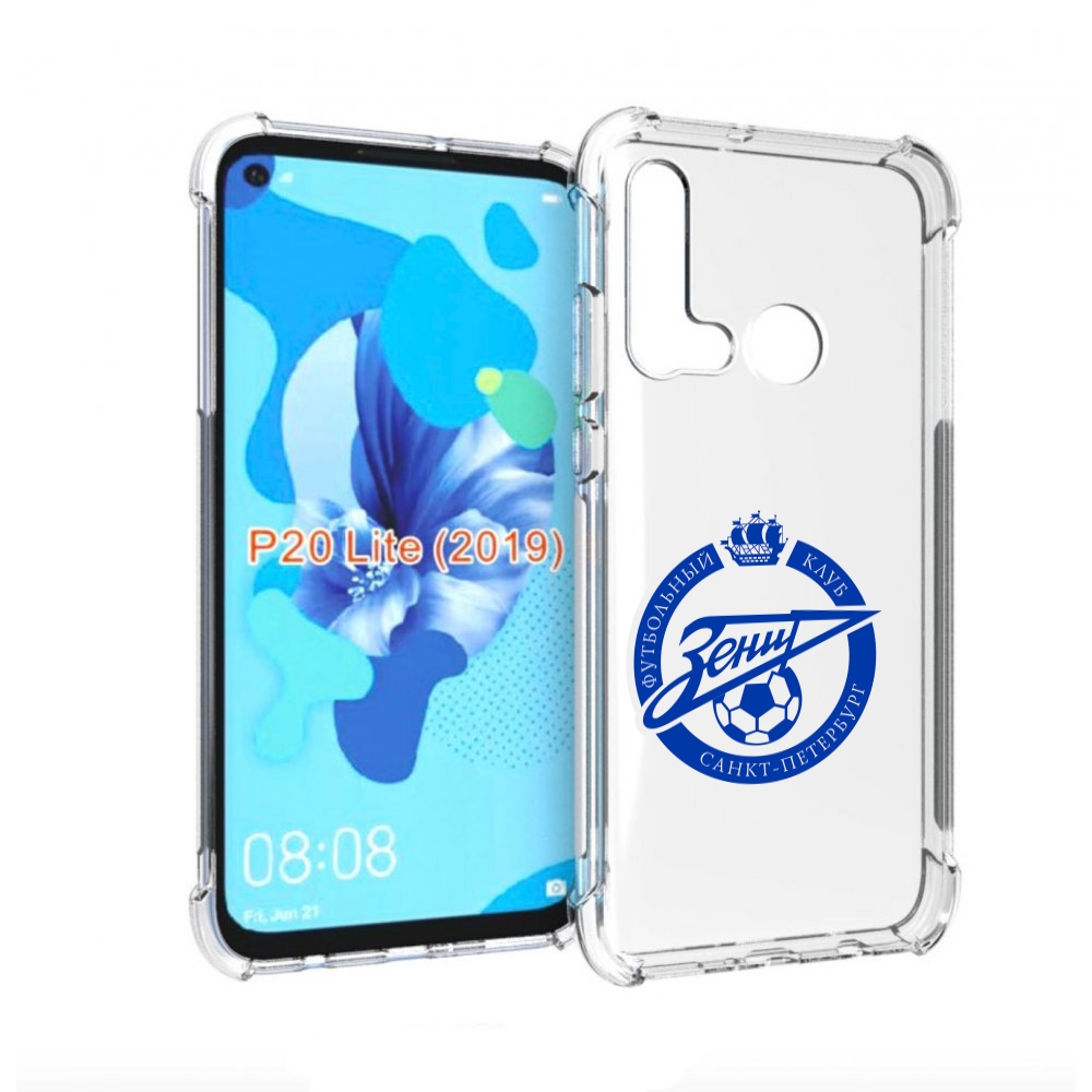

Чехол бампер MyPads Зенит-фк для Huawei P20 Lite (2019), Прозрачный, Tocco