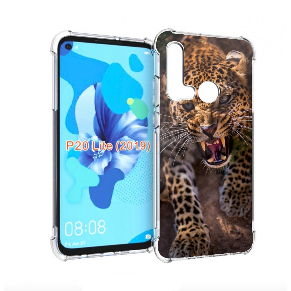 

Чехол бампер MyPads Злой-гепард для Huawei P20 Lite (2019), Прозрачный, Tocco