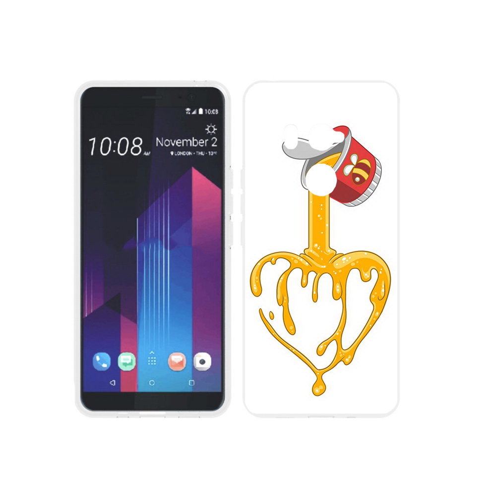 

Чехол MyPads Tocco для HTC U11 EYEs медовое сердце, Прозрачный, Tocco