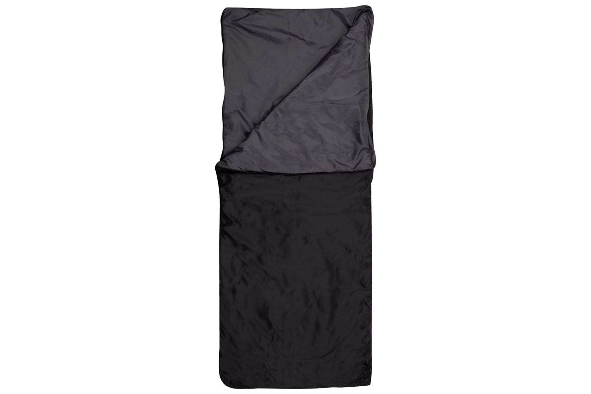 фото Спальный мешок-одеяло см001 (черный/т.серый) ecos