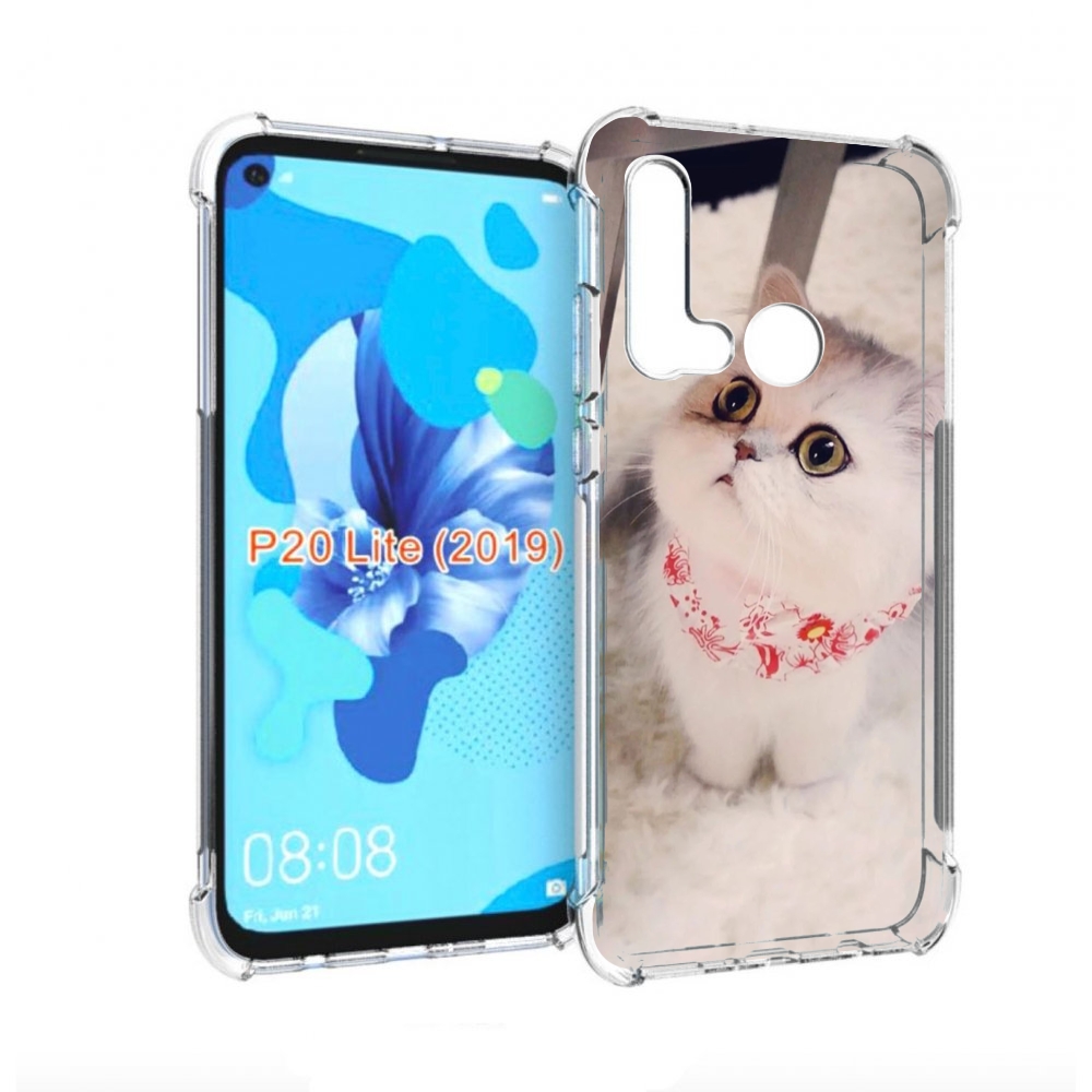 

Чехол бампер MyPads Котеночек женский для Huawei P20 Lite (2019), Прозрачный, Tocco