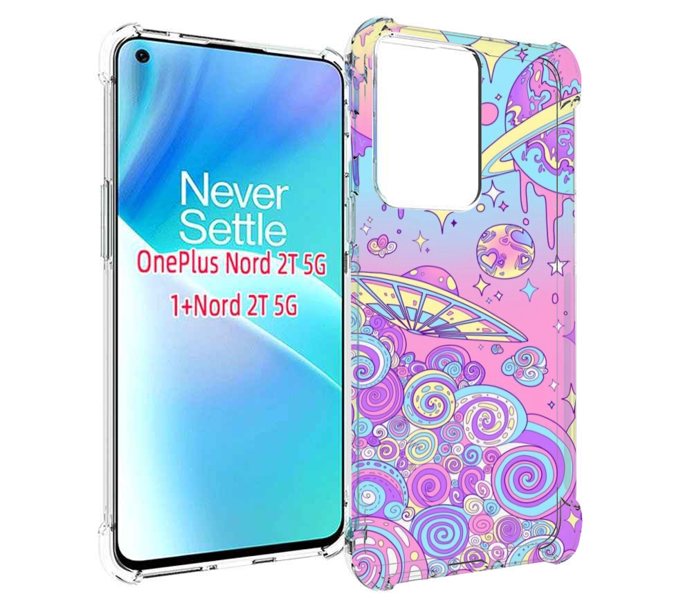 

Чехол MyPads ванильные планеты для OnePlus Nord 2T, Прозрачный, Tocco