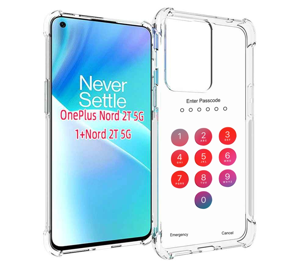 

Чехол MyPads введите-пароль для OnePlus Nord 2T, Прозрачный, Tocco