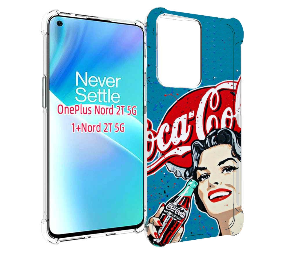 

Чехол MyPads вкусная кола картинка для OnePlus Nord 2T, Прозрачный, Tocco