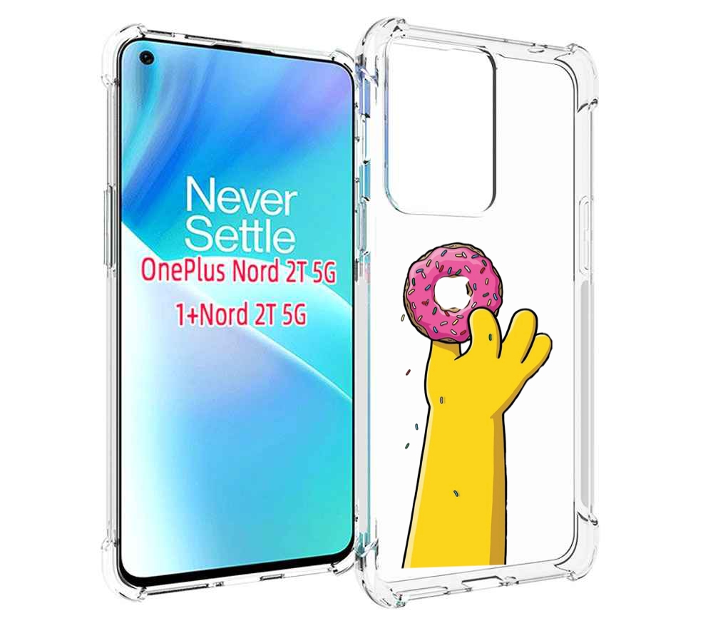

Чехол MyPads вкусный-пончик для OnePlus Nord 2T, Прозрачный, Tocco
