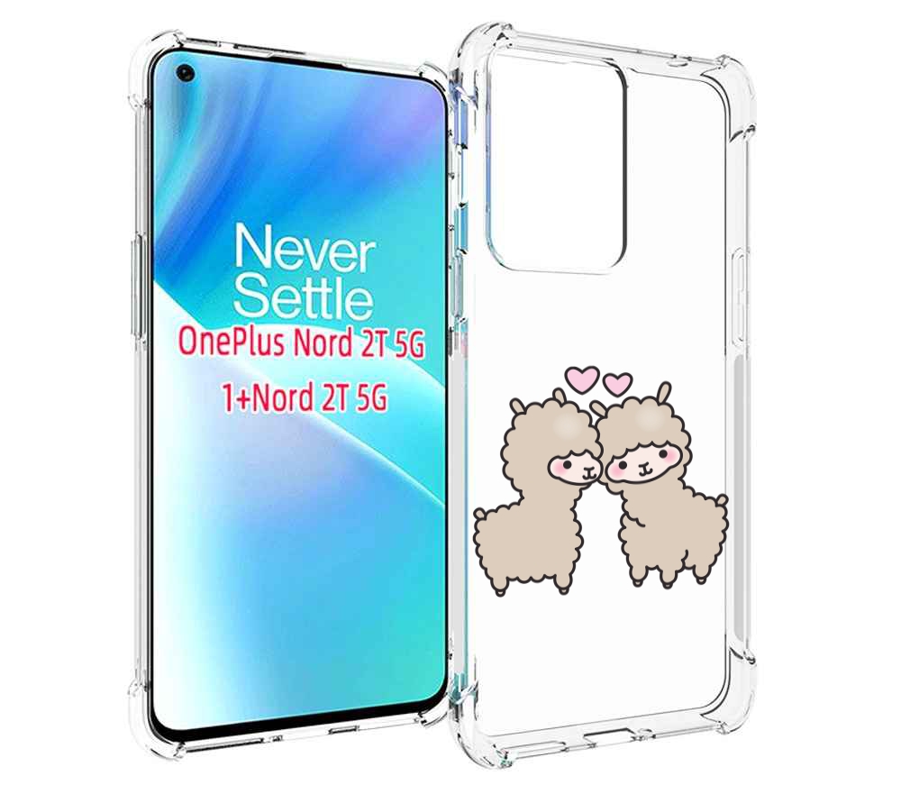 

Чехол MyPads влюбленные-барашки для OnePlus Nord 2T, Прозрачный, Tocco