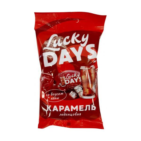 Lucky Days конфеты молочные сливки неглазированные