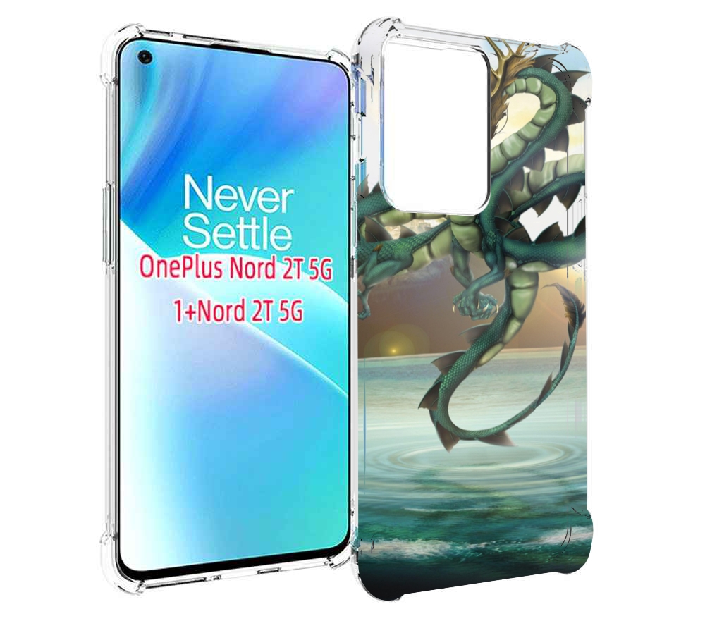 

Чехол MyPads водяной-дракон для OnePlus Nord 2T, Прозрачный, Tocco