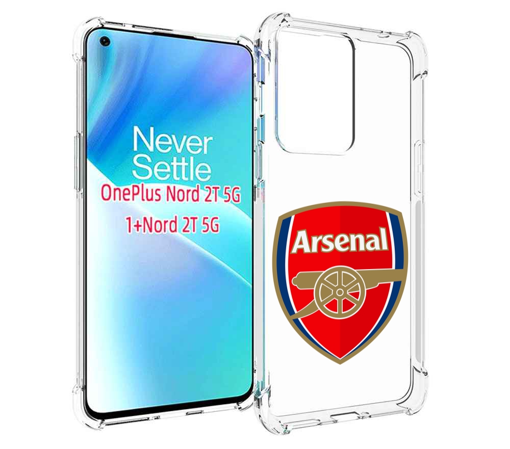 

Чехол MyPads ФК Арсенал логотип для OnePlus Nord 2T, Прозрачный, Tocco