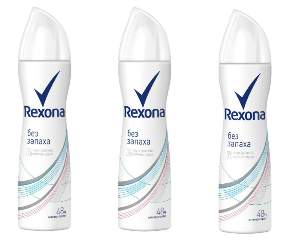 

Дезодорант Rexona Чистая защита, 150 мл х 3 шт