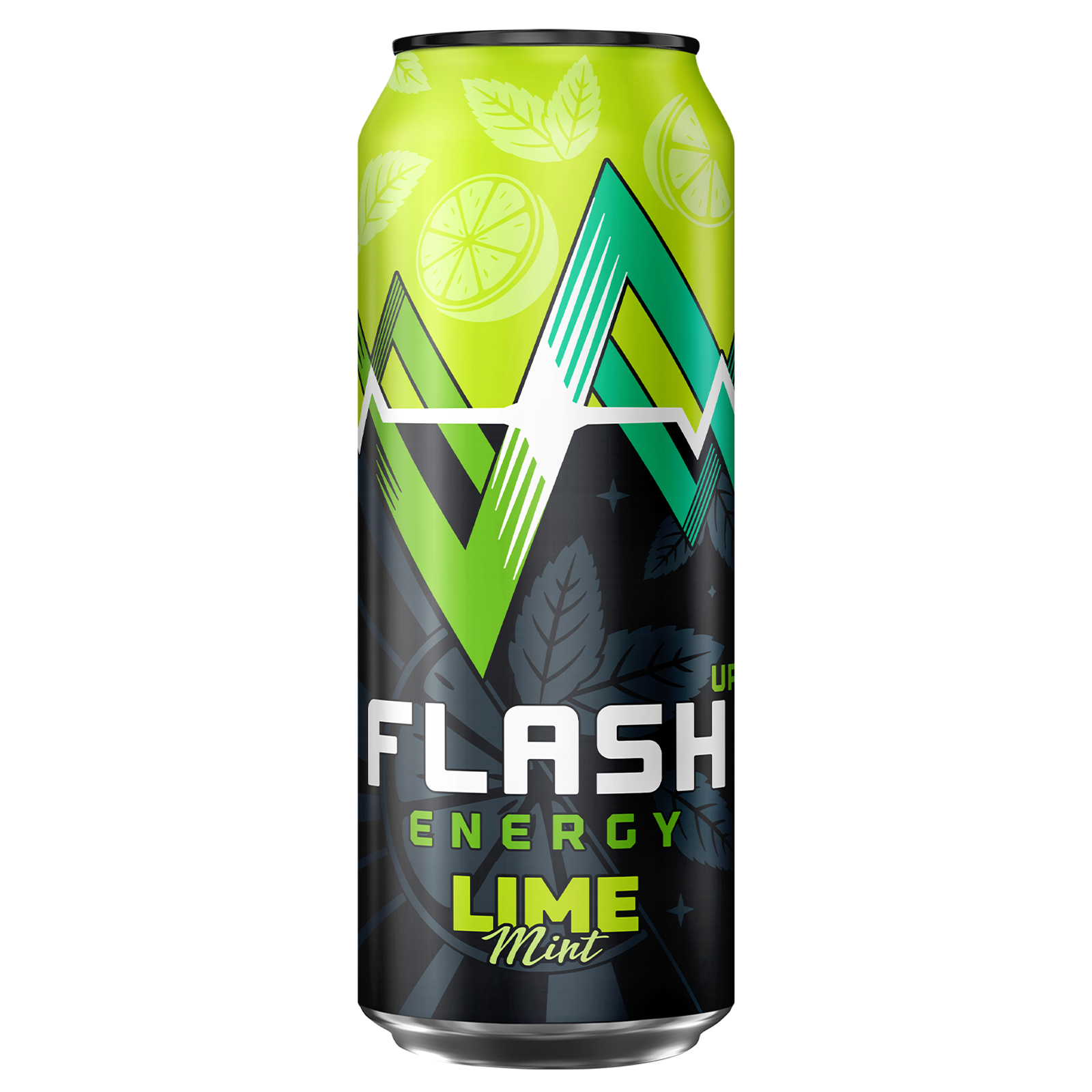 Энергетический напиток Flash Up Energy Мятный лайм 0,45 л, банка