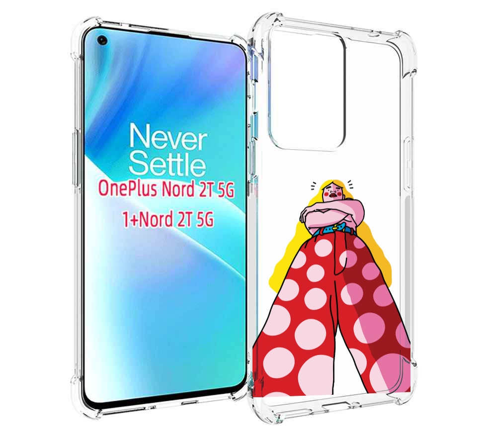 

Чехол MyPads высокая-девушка для OnePlus Nord 2T, Прозрачный, Tocco