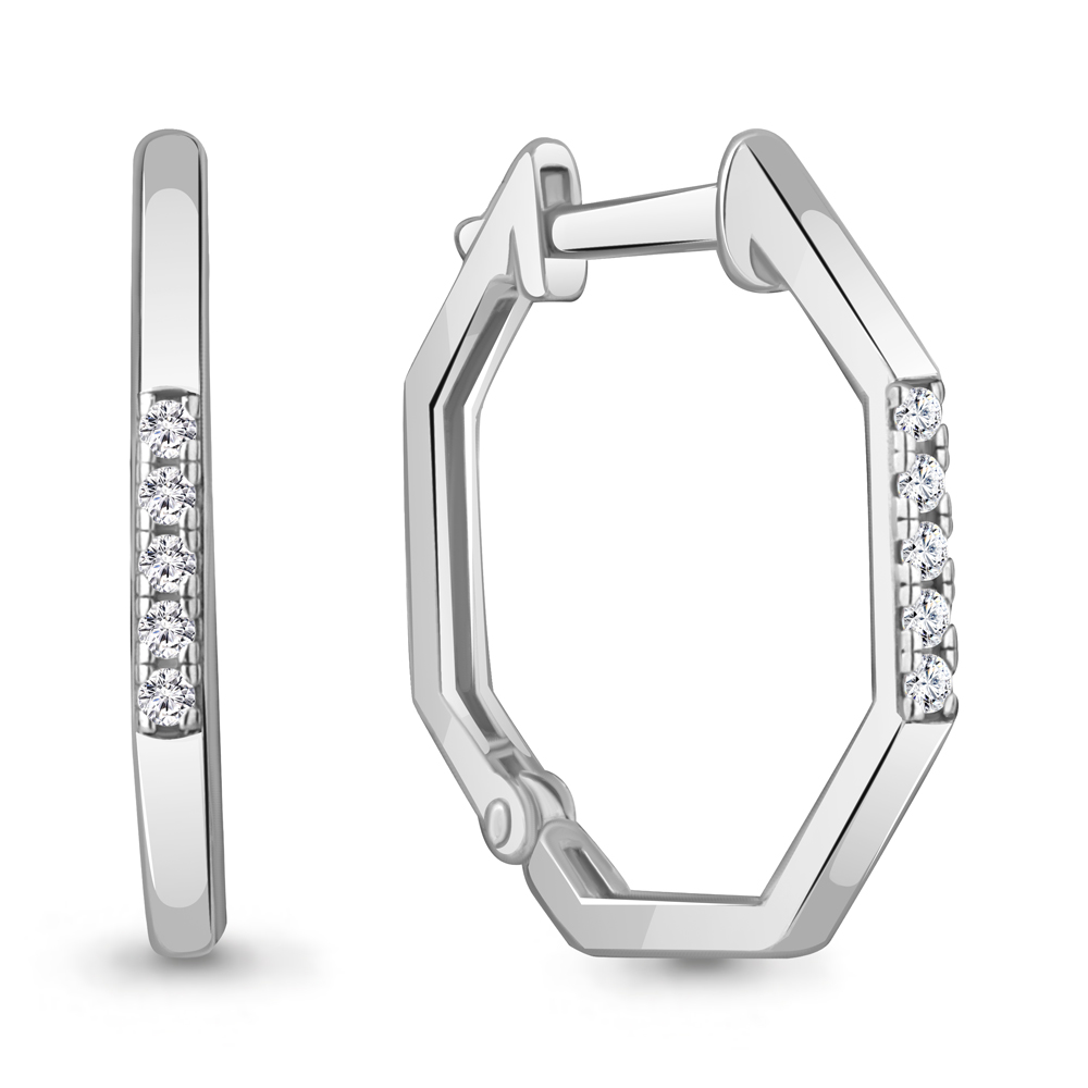

Серьги из белого золота с бриллиантом Aquamarine Aquamarine 942886А_585_бз, 942886А_585_бз