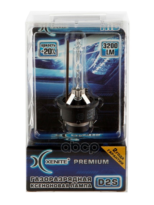 

Ксеноновая Лампа D2s Premium Яркость +20 (4300к) (Упаковка 1 Шт.) Xenite арт. 1002010