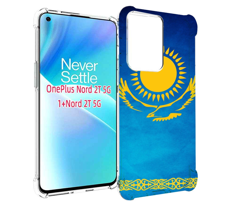 

Чехол MyPads герб и флаг казахстана для OnePlus Nord 2T, Прозрачный, Tocco