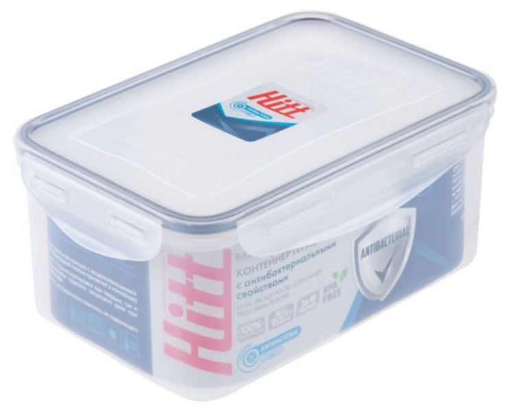 

Контейнер для продуктов Hitt с антибактериальными свойствами 1,5 л