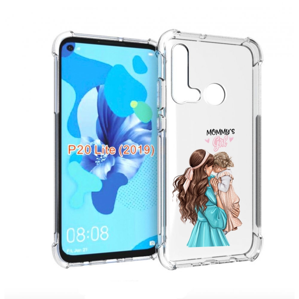 Чехол бампер MyPads Мама-девочки женский для Huawei P20 Lite (20