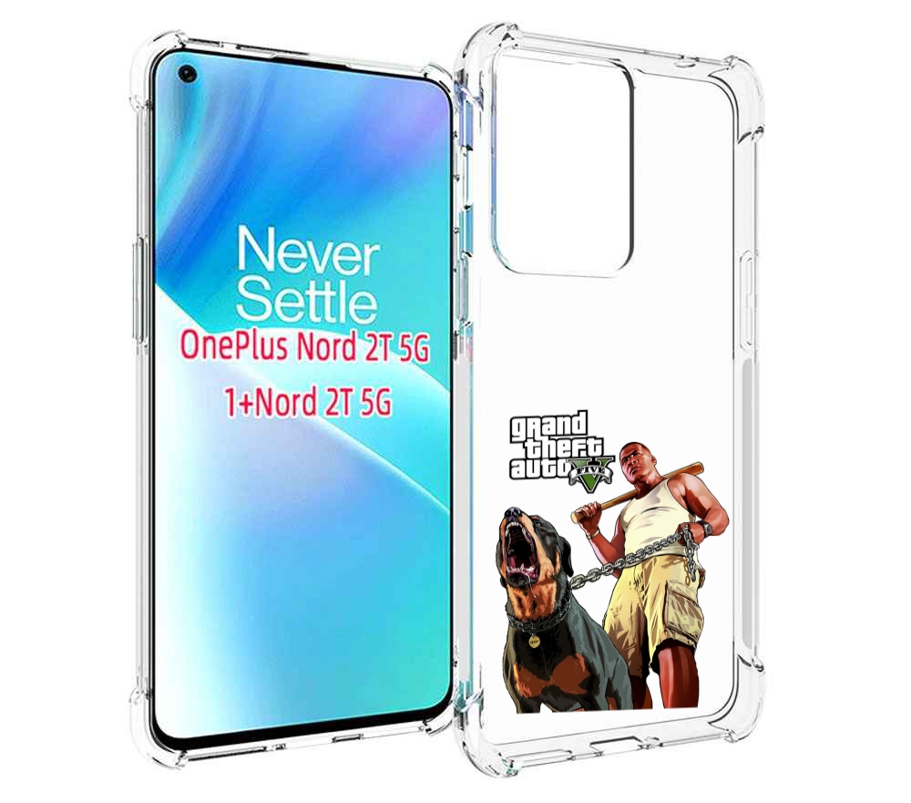 

Чехол MyPads GTA грозная собака для OnePlus Nord 2T, Прозрачный, Tocco