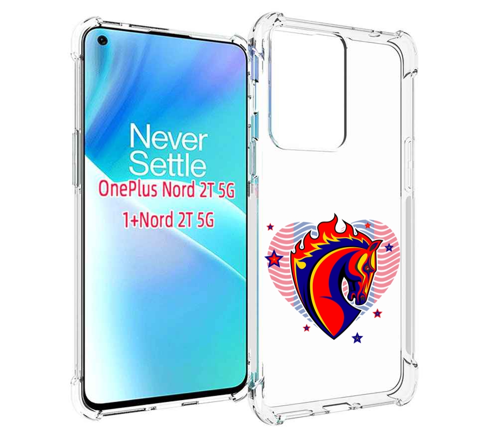 

Чехол MyPads ФК ЦСЛ Лошадь для OnePlus Nord 2T, Прозрачный, Tocco