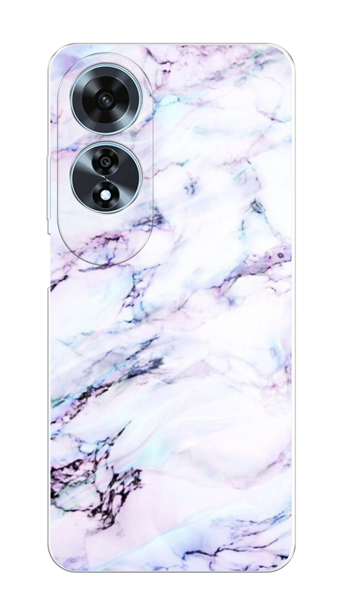 

Чехол на Oppo A60 "Радужный мрамор", Серый;фиолетовый, 2516950-1