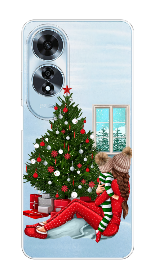 

Чехол на Oppo A60 "Новый год с мамой", Красный;зеленый;голубой, 2516950-1