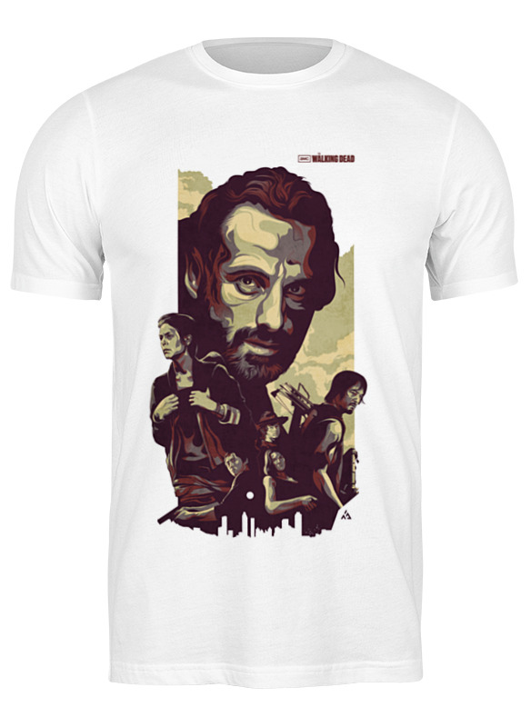 

Футболка унисекс Printio The walking dead белая 2XL, Белый, The walking dead