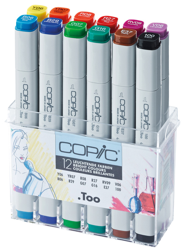 фото Набор маркеров copic 20075702 ландшафт 12 цветов copic too (izumiya co inc)