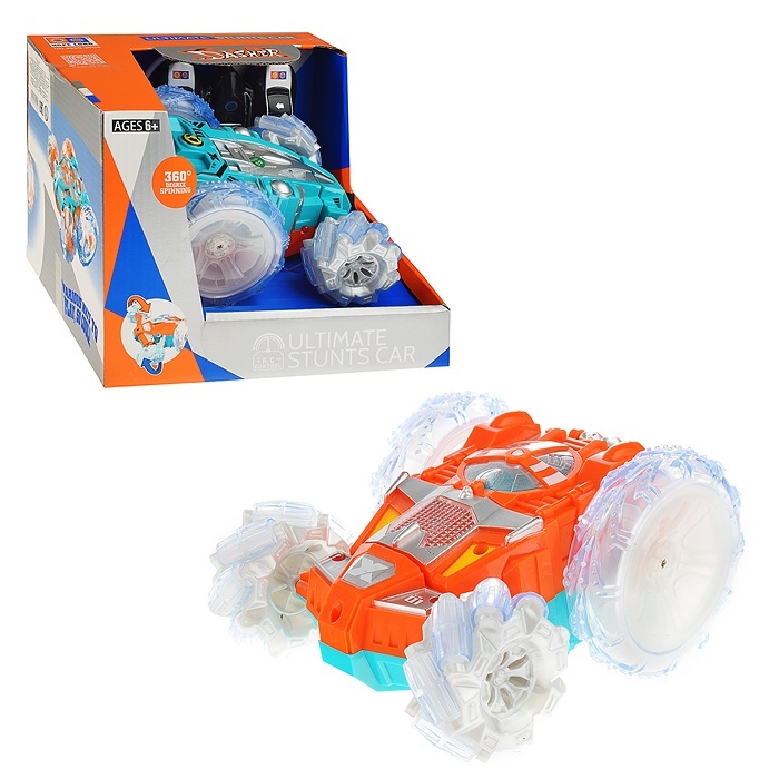 

КНР оранжевая, пульт, на батарейках, 27MHz, в коробке