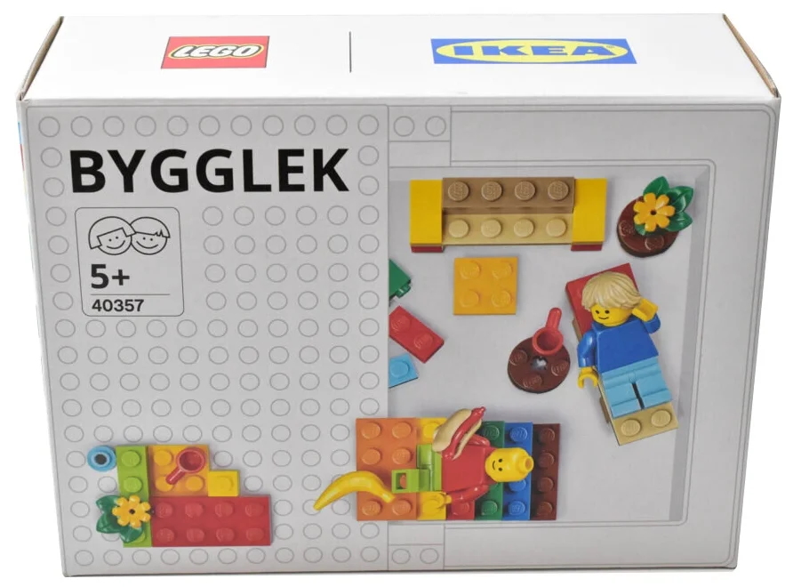 Конструктор LEGO IKEA 40357 Bygglek, 200 деталей