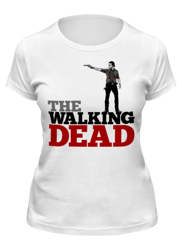 

Футболка женская Printio The walking dead белая 2XL, Белый, The walking dead