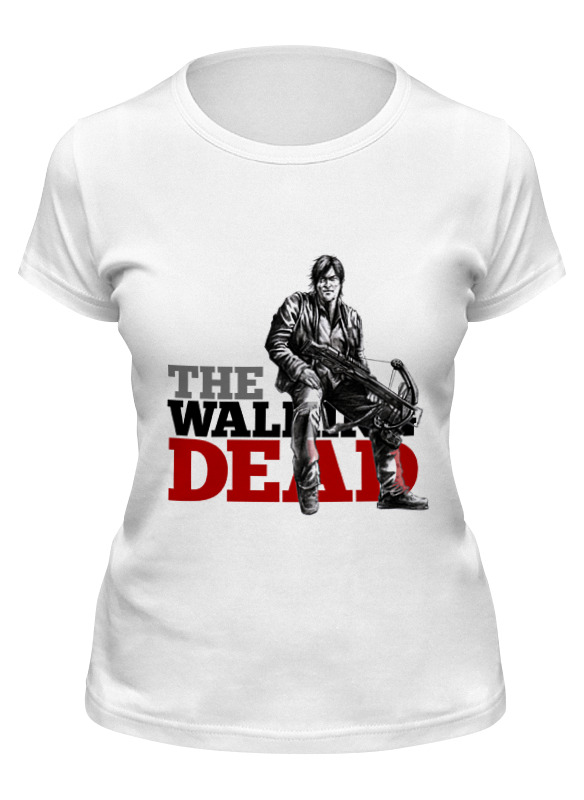 

Футболка женская Printio The walking dead белая 2XL, Белый, The walking dead