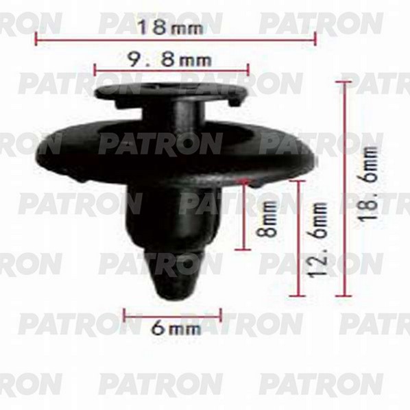 

Клипса Автомобильная PATRON P371003