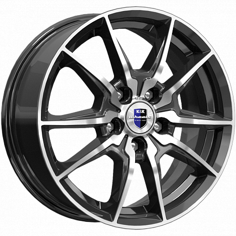 

Колесный диск K&K Адамар (КС886) (BA) 6.5xR16 ET45 5*114.3 D67.1, Черный