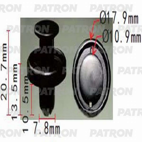 

Клипса Автомобильная PATRON P371193