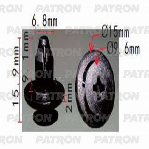 

Клипса Автомобильная PATRON P371194