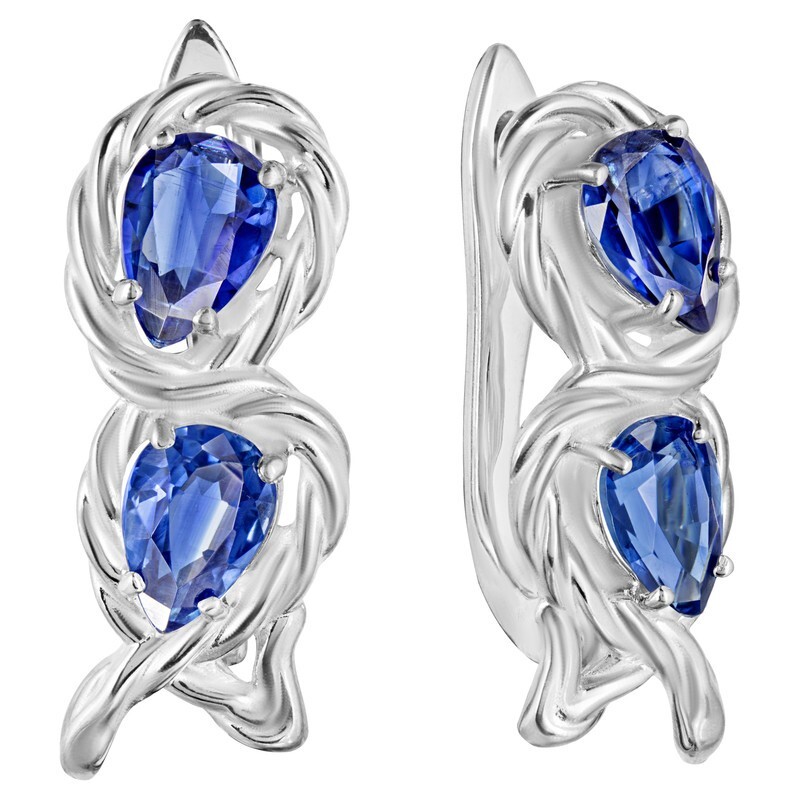 

Серьги из серебра с кианитом LAZURIT-ONLINE 8525NP, 8525NP