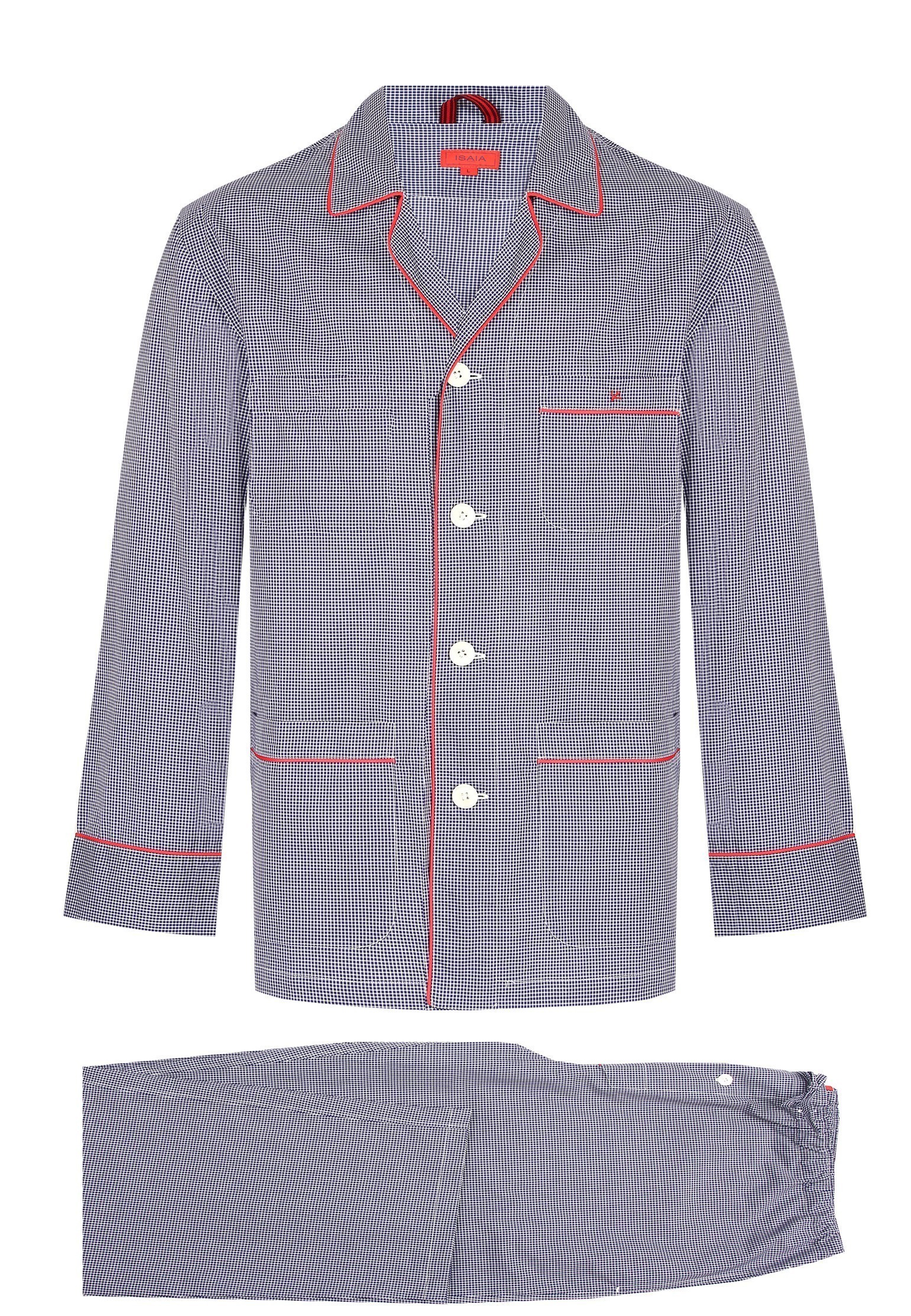 Пижама мужская ISAIA 135603 синяя 2XL