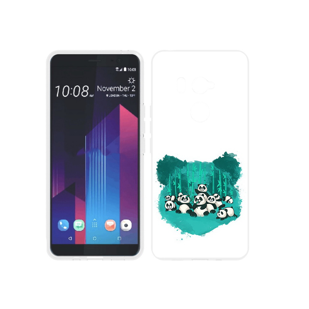 

Чехол MyPads Tocco для HTC U11 EYEs нарисованные панды, Прозрачный, Tocco