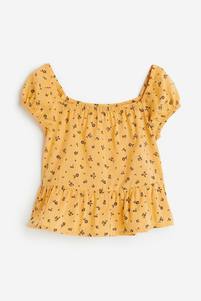 

Блузка детская H&M 1170071, Желтый цветочный, 158, 1170071